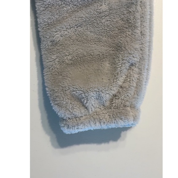 Gray Fuzzy Lounge Pants Women's Size L Comfy Cozy Sweatpants - Picture 8 of 8